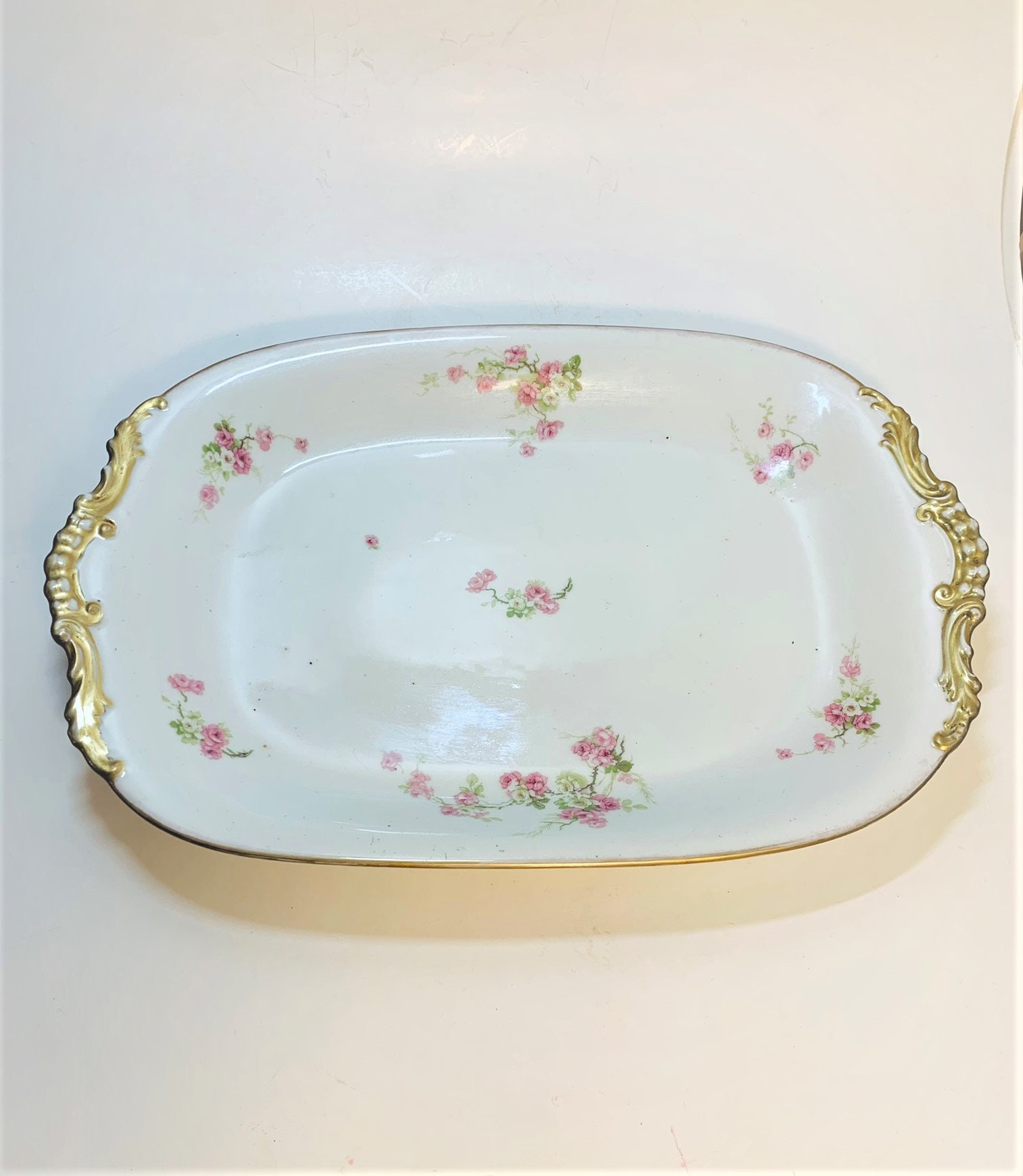 Antique La Seynie P&P France Limoges Porcelain Platter - Etsy
