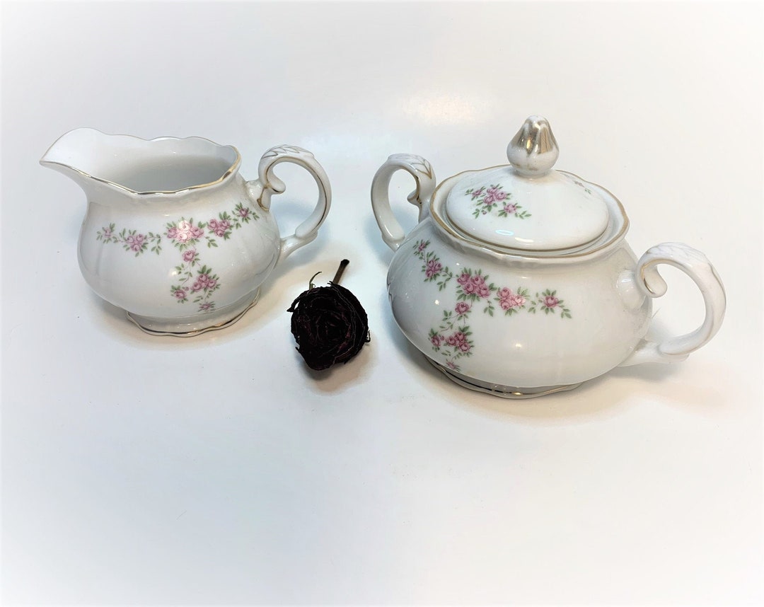 Summit Fine China Creamer Sugar Set SUM3 Pattern Etsy