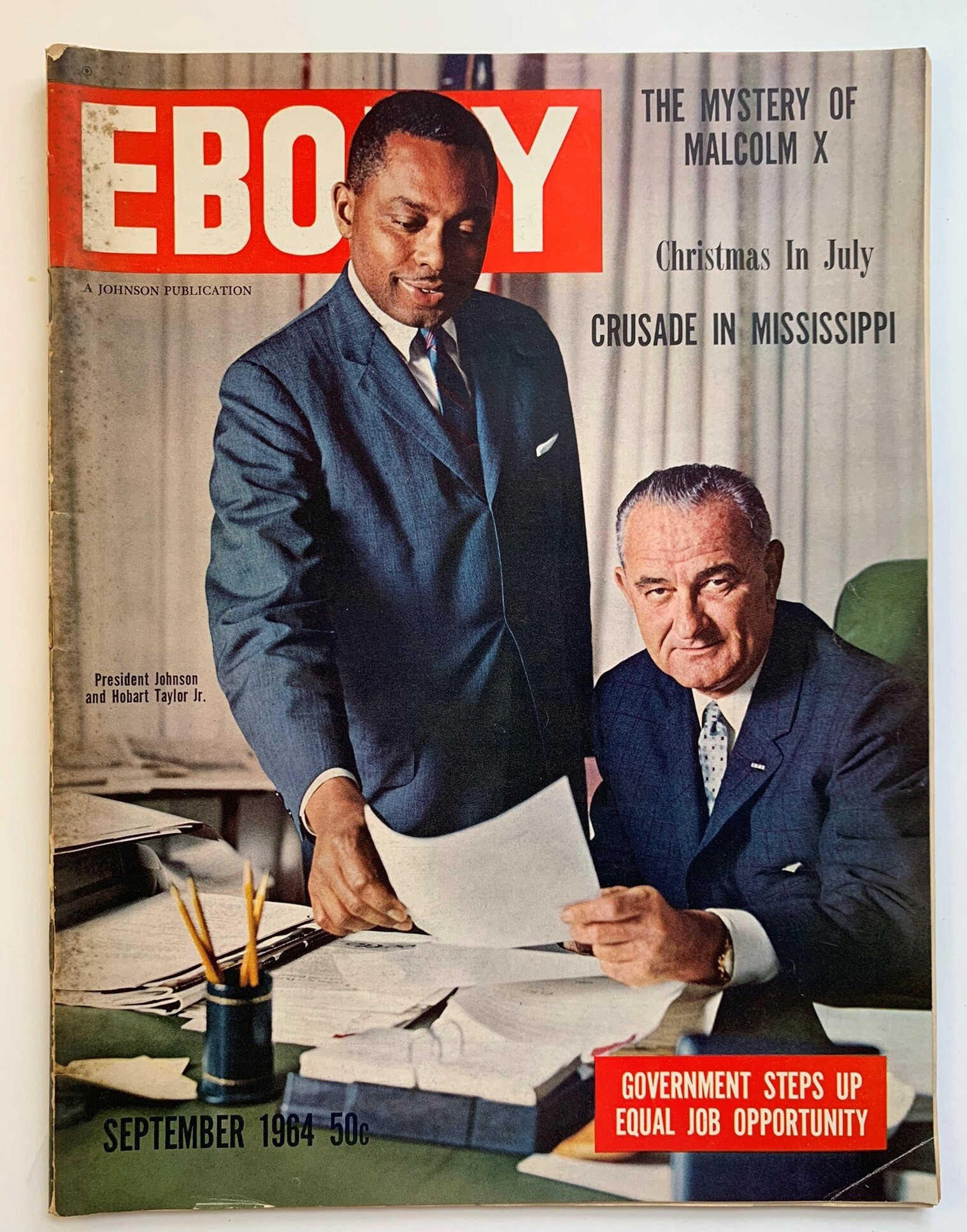1964 Ebony Magazine Features the Mystery of Malcom X Henry