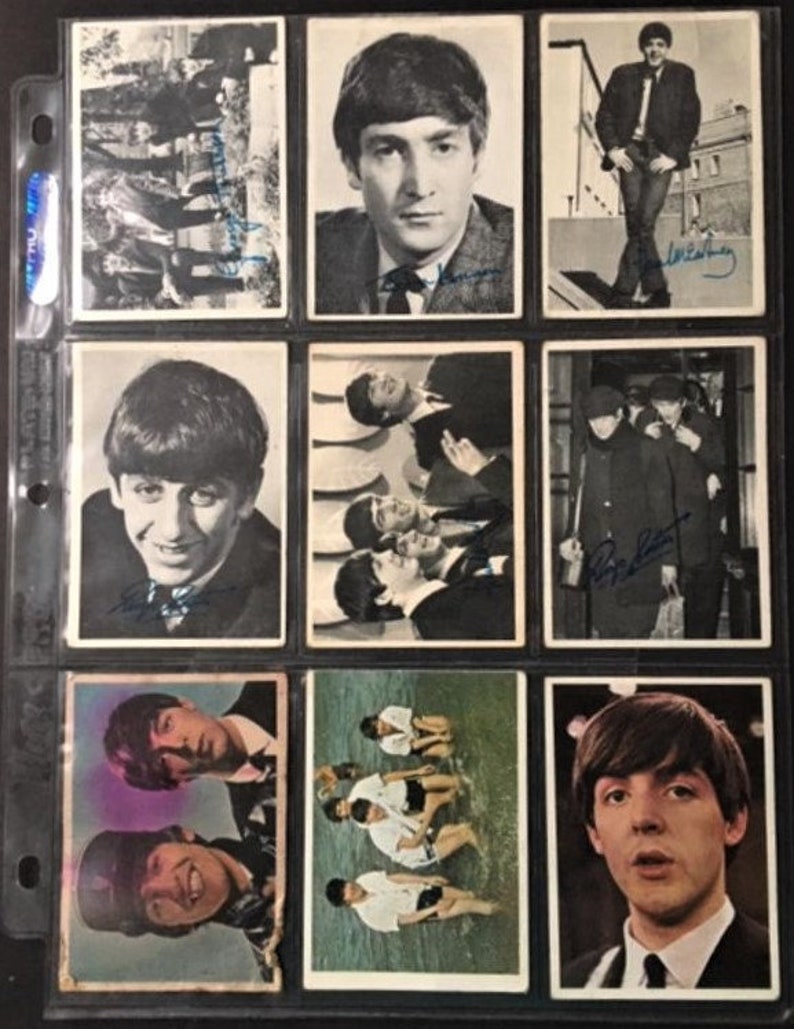 Lot of Original Series Beatles Trading Cards Diary 20A Etsy