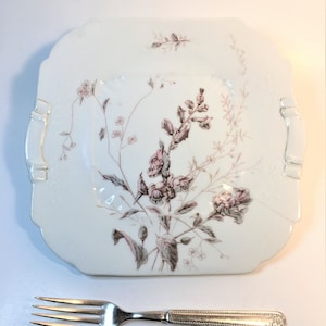 Antique Leonard Vienna Porcelain Serving Plate Early 1900&#39;s