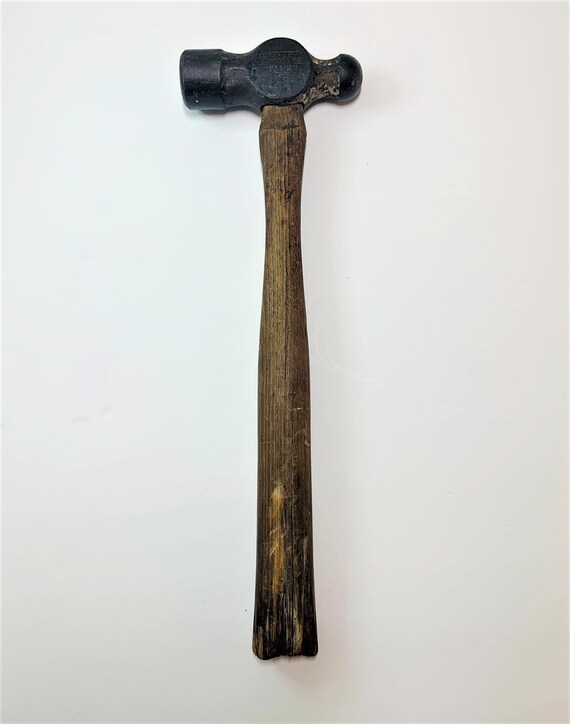 Vintage Stanley Ball Peen Hammer 311 20oz 14 Length Etsy