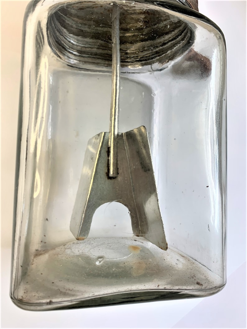 Antique Glass Butter Churn Etsy