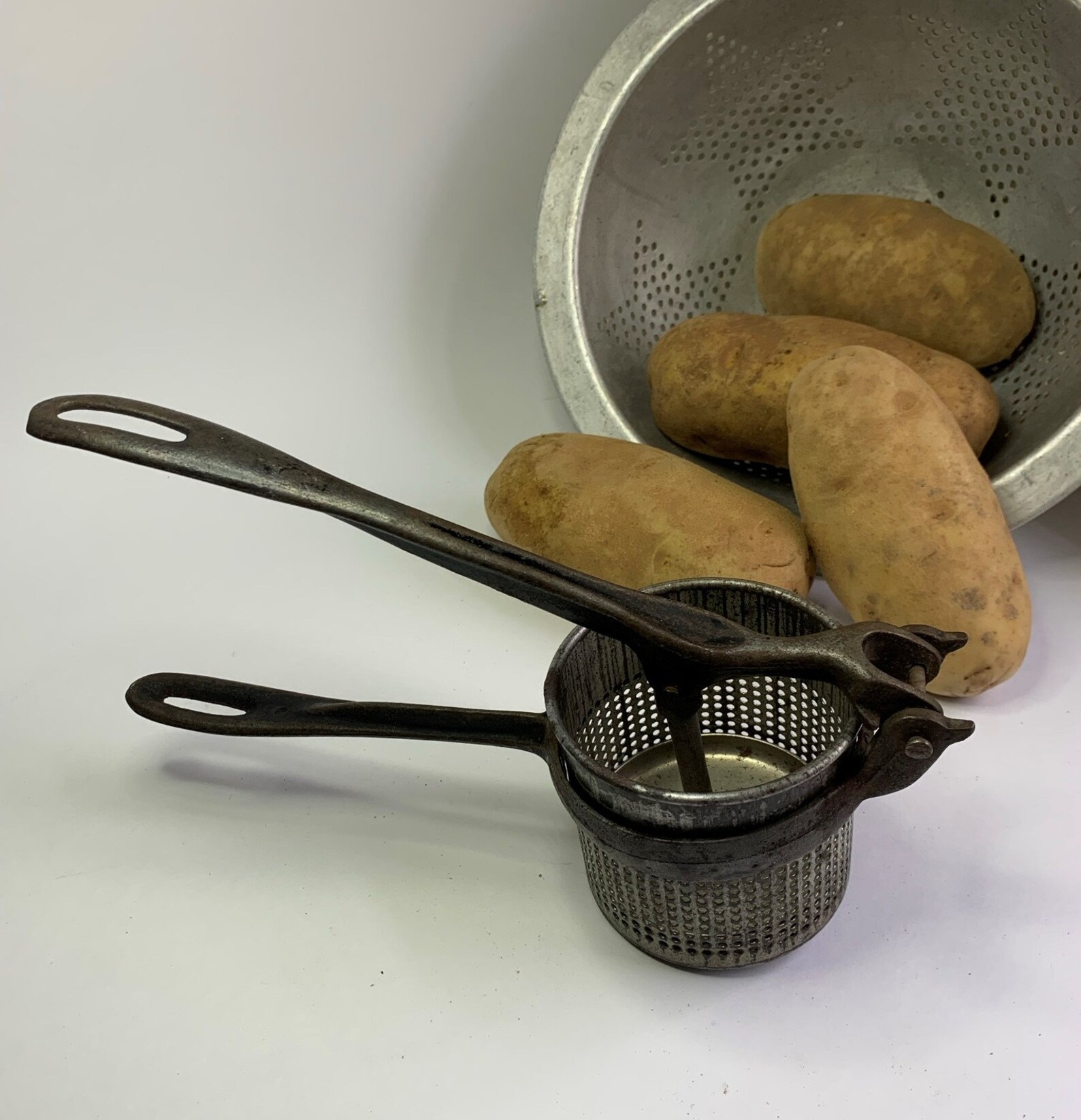 Vintage Potato Ricer Press C.1940's Etsy