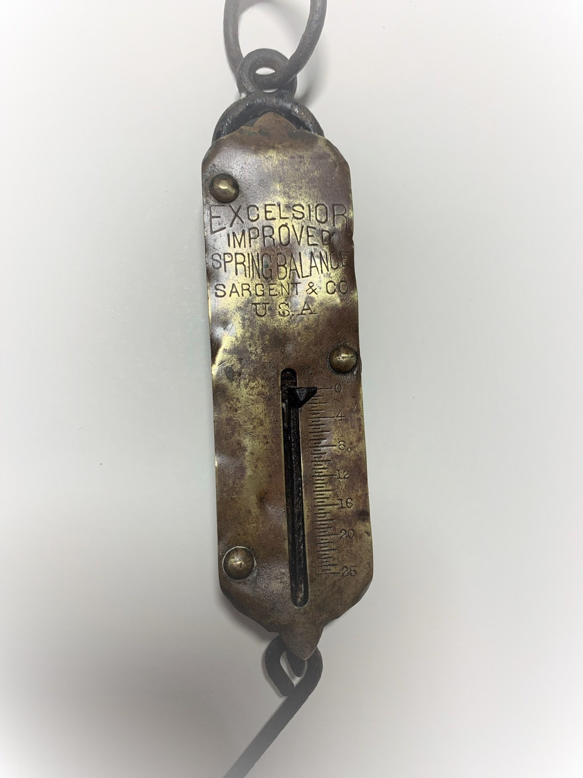 Antique Spring Balance Scale Excelsior Improved Spring Etsy