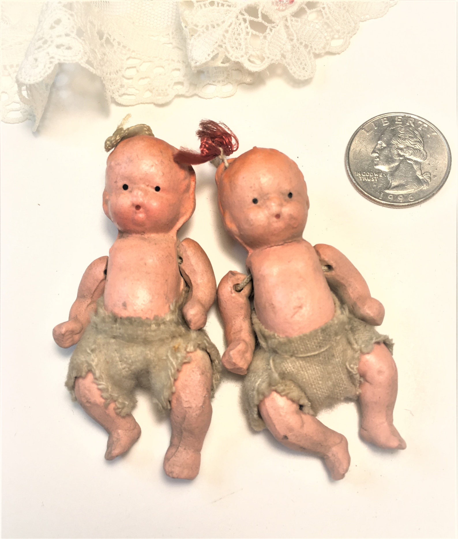 Antique Bisque Porcelain Miniature Baby Doll 1920s Japan Etsy