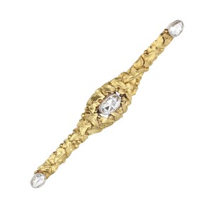 Antique Brooch - Antique Diamonds Brooch - Diamonds Gold 18K Brooch