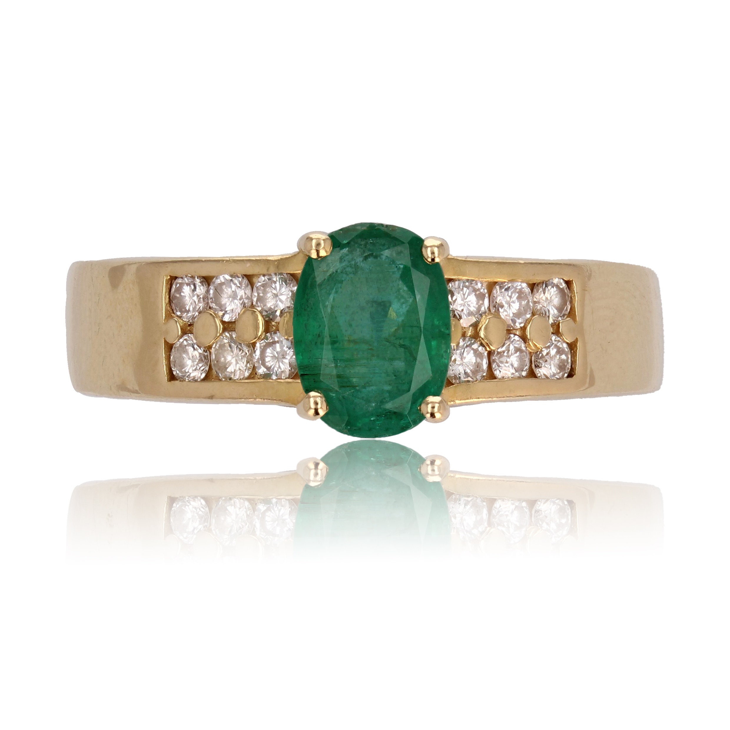 Anillo esmeralda segunda mano cheap