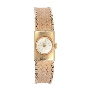 French 1960s 18 Karat Rose Gold Zenith Women Watch