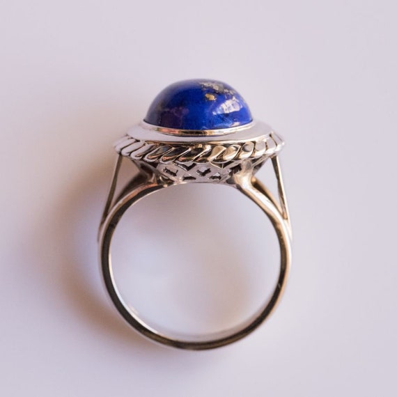 bague or blanc lapis lazuli bague or blanc lapis lazuli