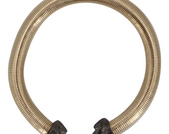 Modern Ram Tubogas Vermeil Necklace