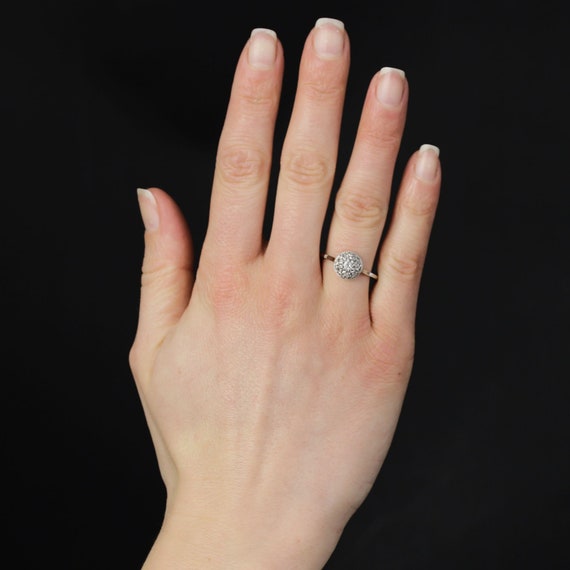 Vecchio anello tempestato di diamanti Etsy Italia