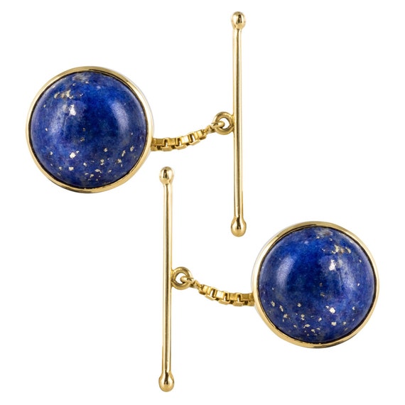 Lapis lazuli cufflinks