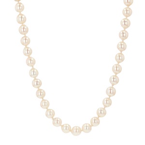 French Baroque Cultured Pearls Antique Clasp Necklace