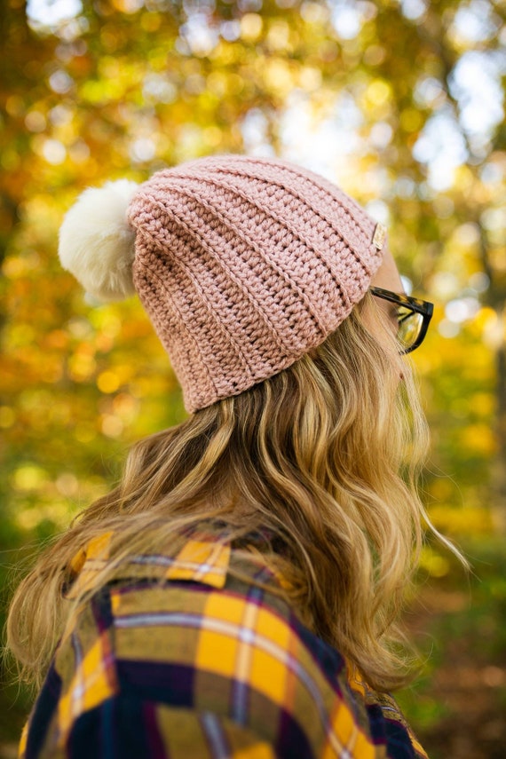 Crochet Knit Look Ribbed Hat for Men Women Child Toddler Etsy