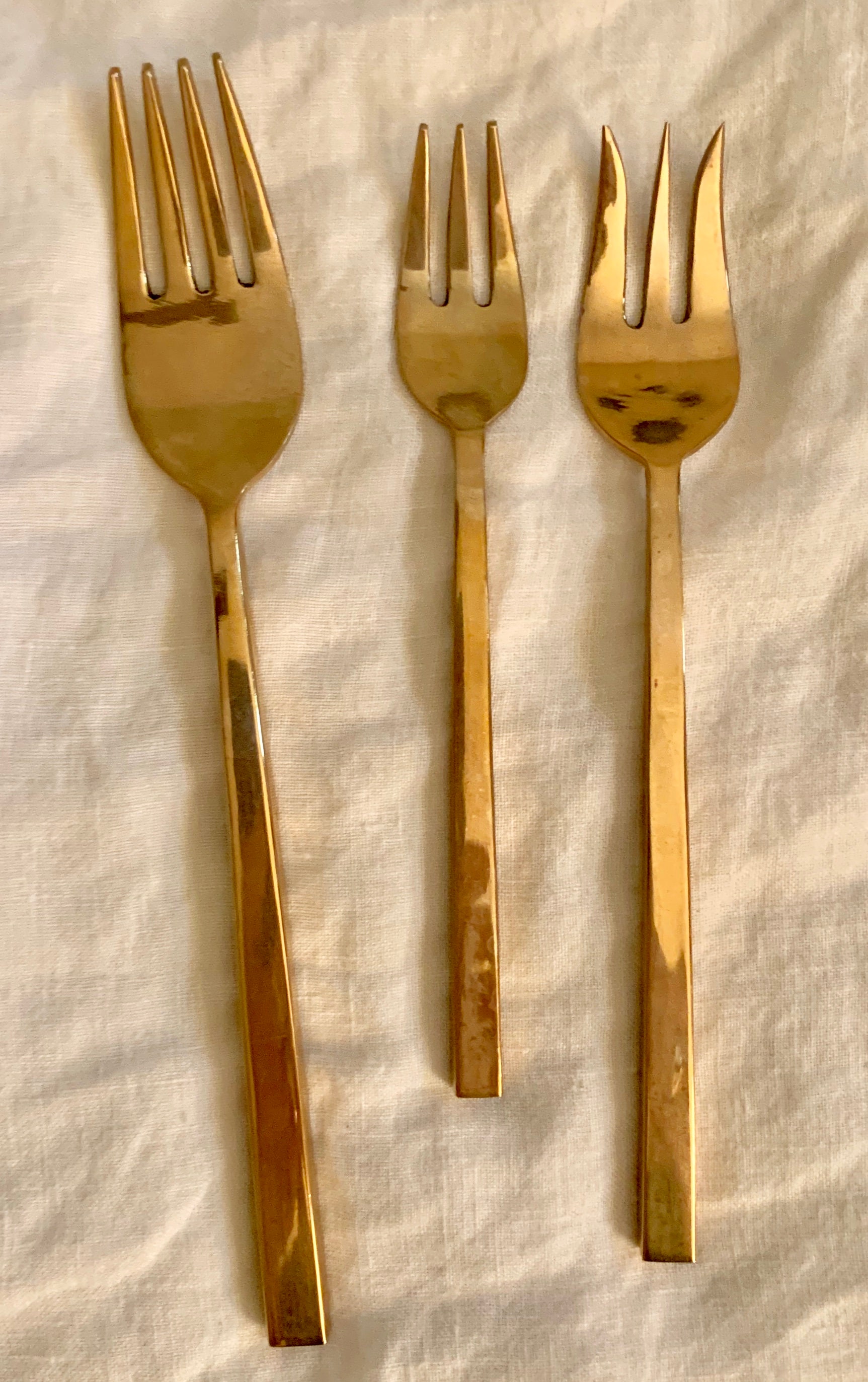 Brass Thai flatware Etsy