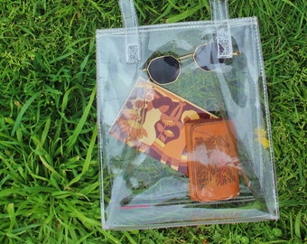 Crystalline 00's PVC Plastic Handbag