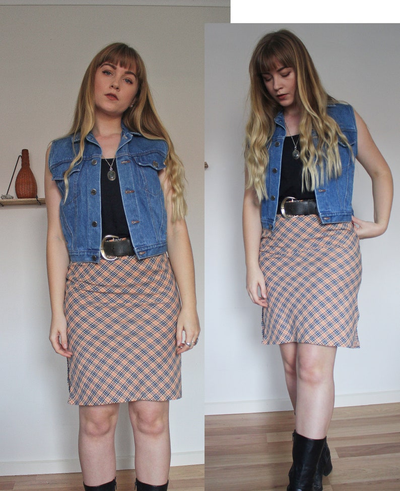 burberry style skirt