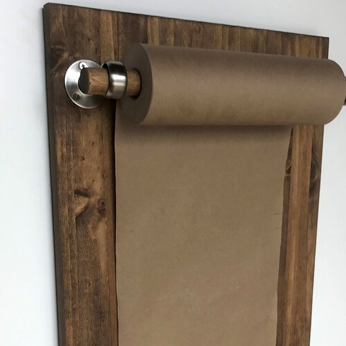Paper Roll Holder Paper Roll Dispenser Hanging Menu Planner Etsy