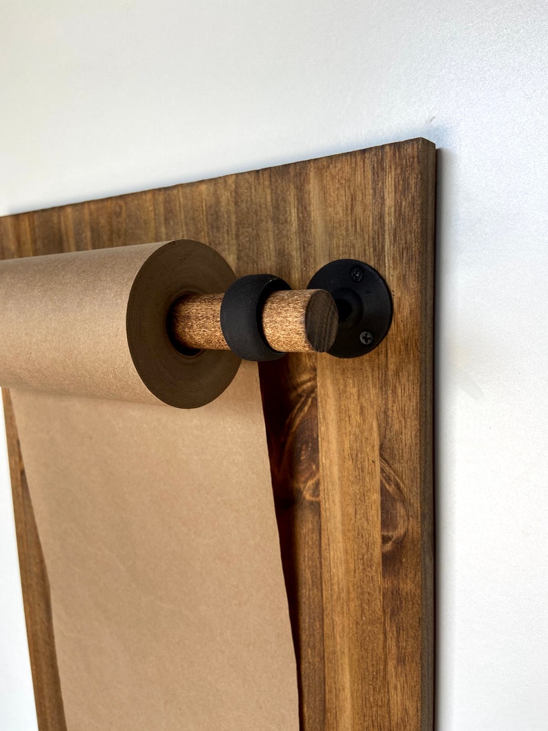 Paper Roll Holder Paper Roll Dispenser Hanging Menu Planner Etsy Canada