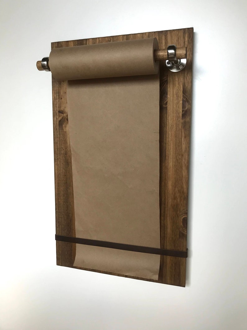 Paper Roll Holder Paper Roll Dispenser Hanging Menu Planner Etsy