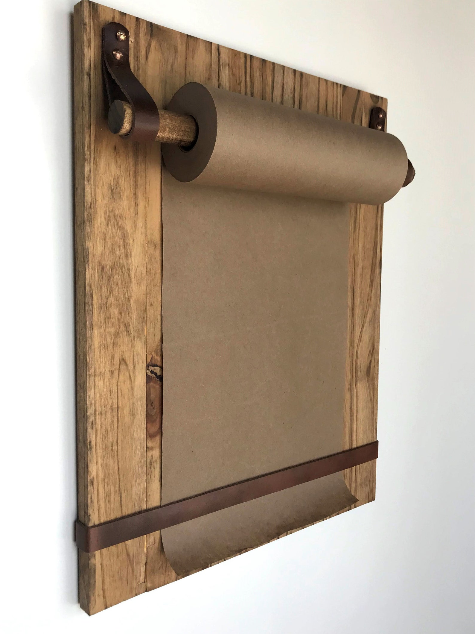 Hanging Kraft Paper Roll Dispenser Paper Roll for Walls Etsy Canada