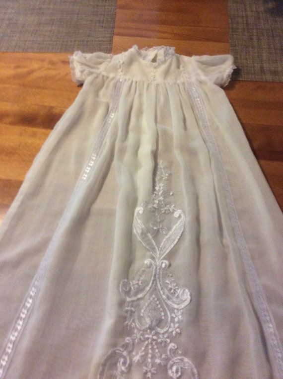 antique christening dress