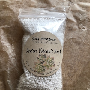 Bulk Perlite by the pound Volcanic Rock Soil Aerator Terrarium Supply DIY Cement Pots Garden Air Plants Succlents Ferns