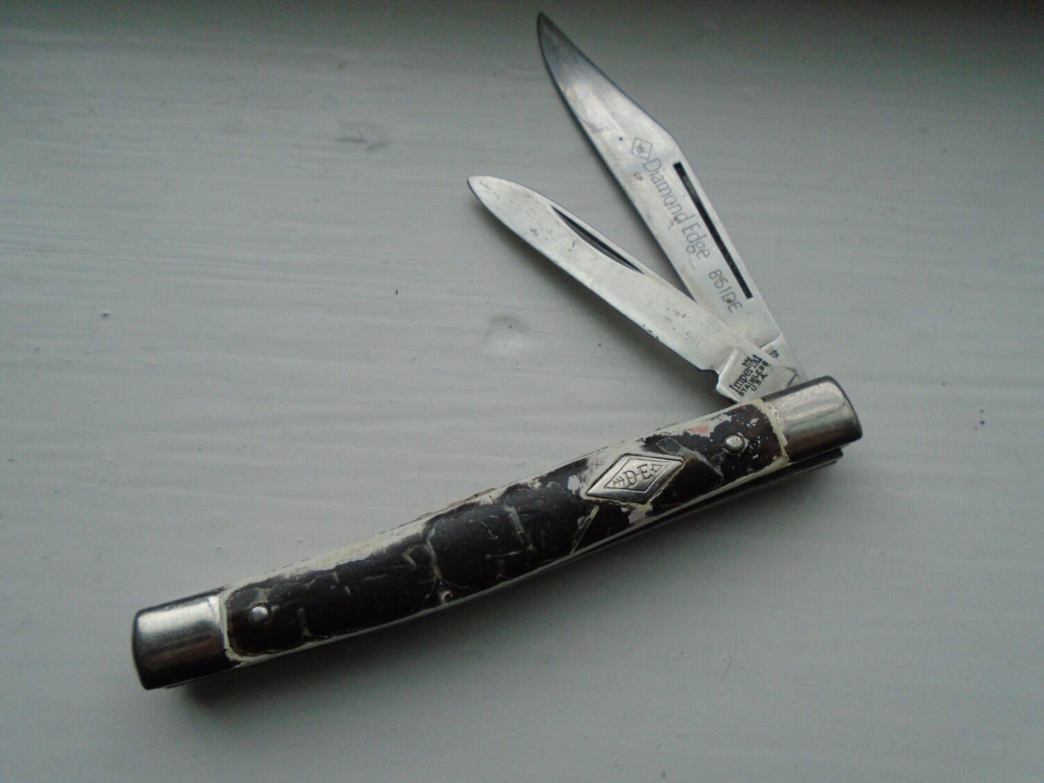 Vintage Pocket Knife Diamond Edge 851DE Pocket Knife by Etsy