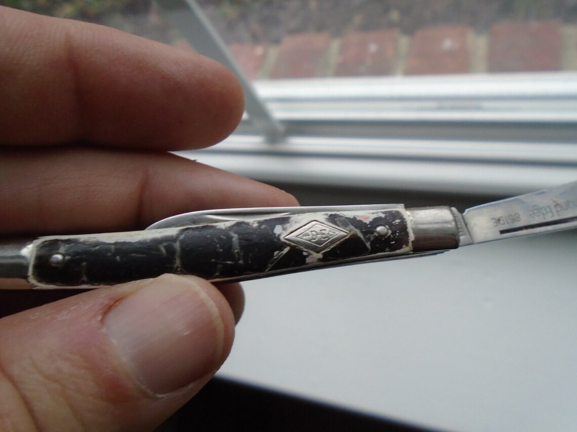 Vintage Pocket Knife Diamond Edge 851DE Pocket Knife by Etsy