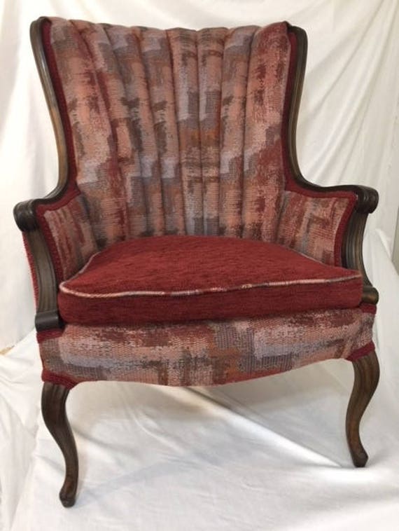 Channel Back Queen Anne Chair Pair Channel Back Queen Anne Chair Pair