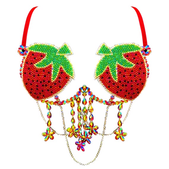 parade strawberry bralette