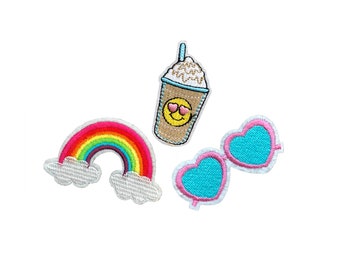 California Dreamin' 3 Pack Iron-On Patch Collectible Sticker Gift Stocking Stuffer