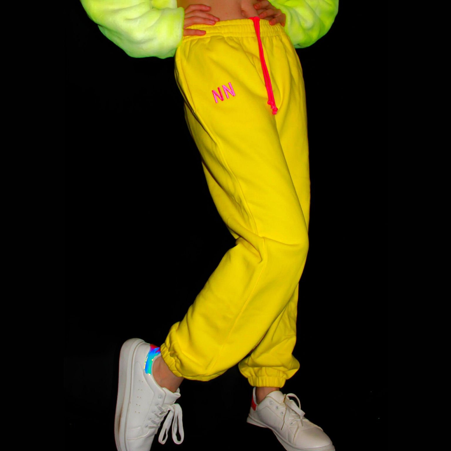 neon jogger set