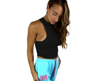 Super Sexy Side Boob Tight Tank Crop Top For Raves, Festival, Dates and more!