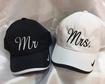 mr and mrs baseball caps