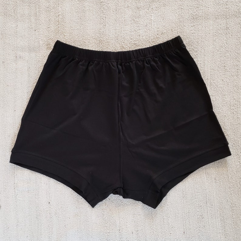 Black Unisex Iyengar Yoga Shorts FREE SHIPPING WORLDWIDE image 2