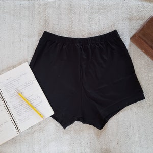 Black Unisex Iyengar Yoga Shorts FREE SHIPPING WORLDWIDE image 1