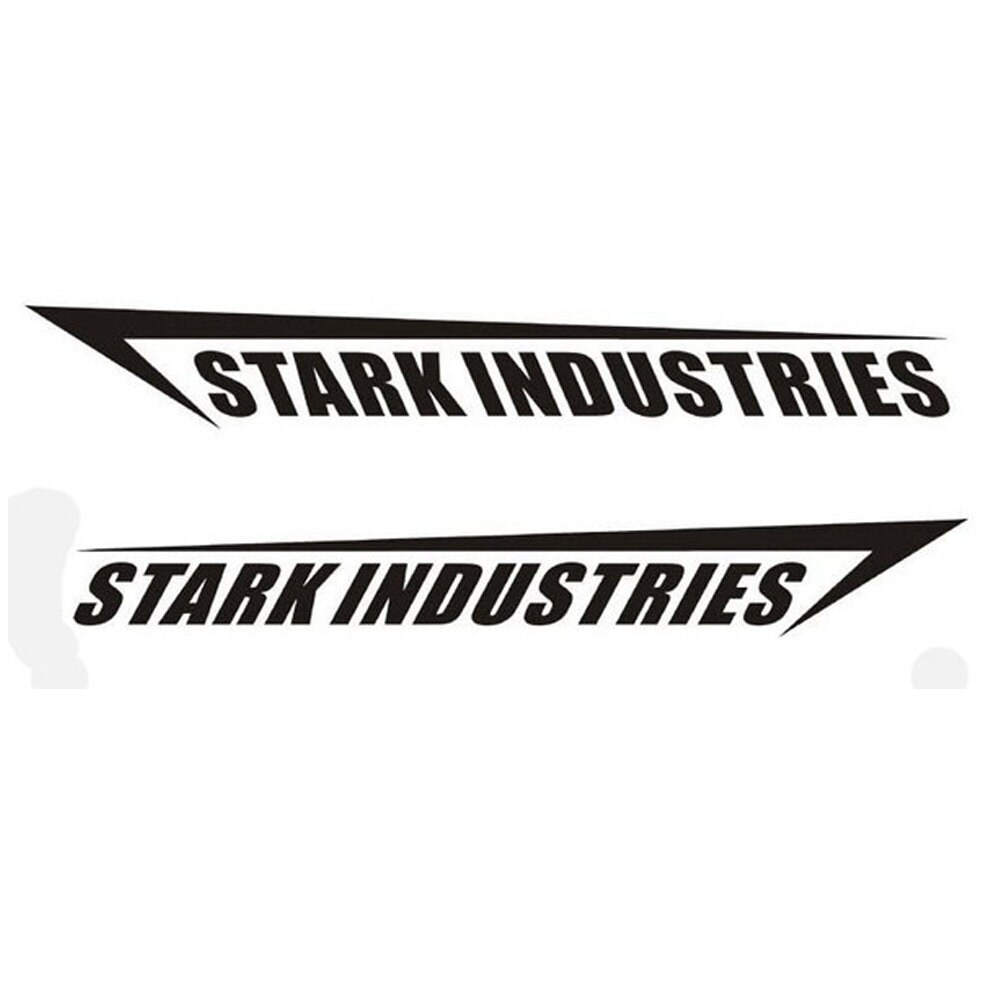 Stark Industries Logo Set Vinyl Decal Wall Art Etsy