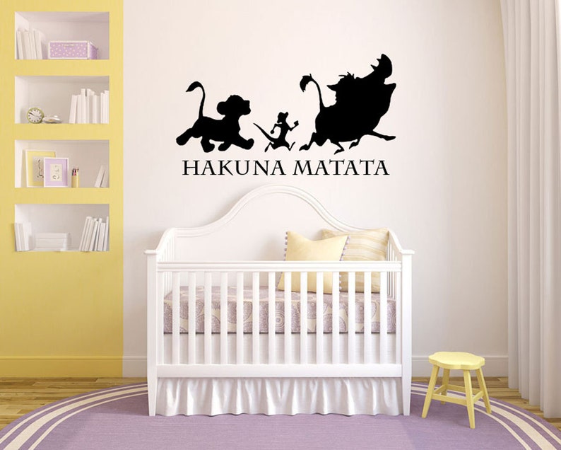 The Lion King Quote Vinyl Decal Wall Art It Means No Etsy