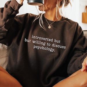 Psychology, Bipolar Sweatshirt Mania Sweatshirt Mental Health Depression Sweatshirt,Mental Health Sweatshirt, Therapy Sweater,Unhinged Shirt