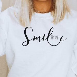 Dental sweatshirt, RDH Grad, Gift for dentist, Dental hygienist, Dental gifts,Dental babe, Teeth, Dental school, Dental student,