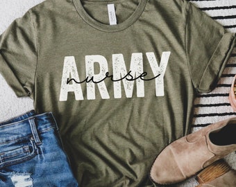Army Nurse Shirt - Etsy