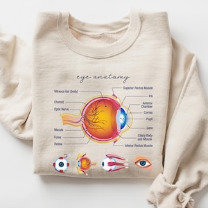 Optometry Sweatshirt, Optometry Gifts, Eye Graphic Crewneck