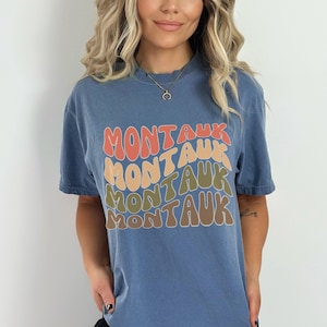 Montauk New York Trip Shirt, The Hamptons, Montauk T-Shirt, Long Island, Short-Sleeve Unisex T-Shir, Oversized, Vintage