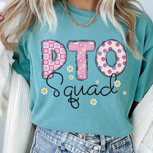 Custom PTO Shirt, PTO Squad Shirt, Parent Teacher Organization Shirt, Parent Teacher Association Shirt, PTO Crew Gifts