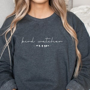 Embroidered Birding Hoodie, Bird Gifts, For Birders, Funny Bird Shirts, Bird Lover Gift, Bird Watching Shirt, Bird Apparel