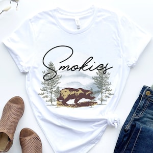 Smoky Mountains Shirt Tennessee Shirt, Hiking Shirt, National Park Shirt, Smokey Mountains Shirt, Travel Shirt