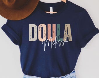 Custom Doula Shirt, Personalized Doula Tee, Doula Shirt, Birth Doula Shirt, Doula Gift, Birth Worker Shirt, Personalized Birth Worker Tee