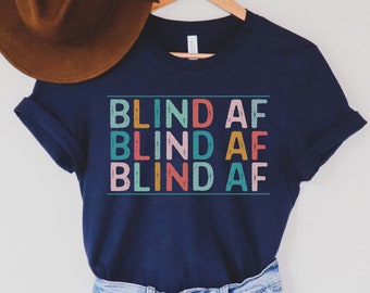 Malvoyant, basse vision, cadeau pour les aveugles, chemise de sensibilisation à la cécité, personnes aveugles
